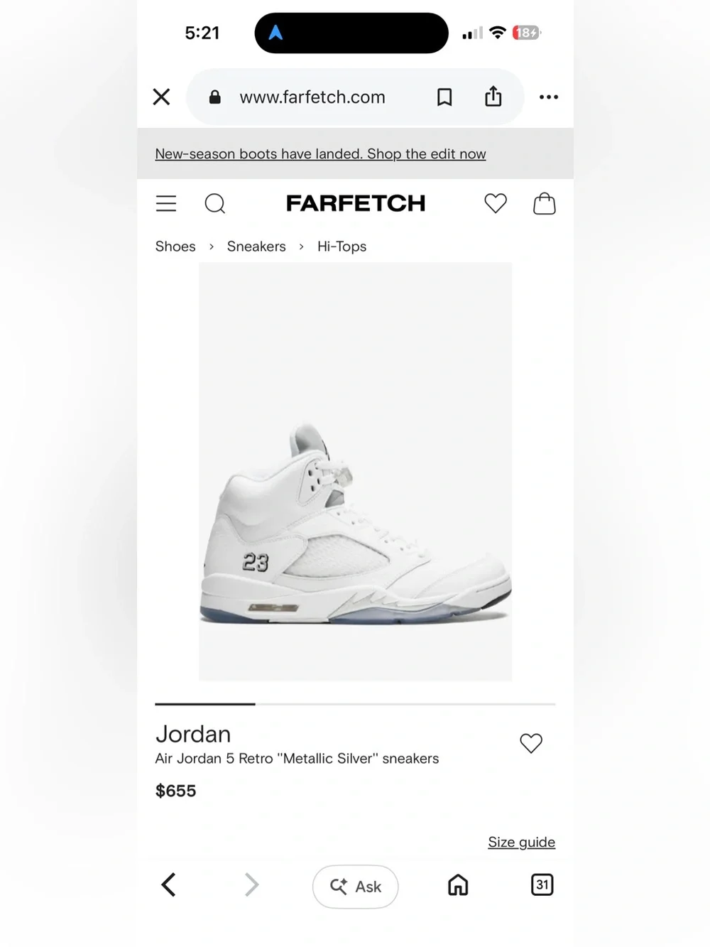 Jordan air retro